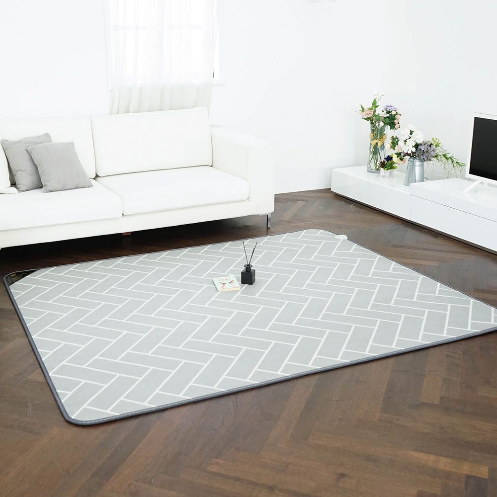 25년형 한일의료기 거실용 뉴헤링본 그레이 전기장판 북유럽풍 모노륨매트 164,900원