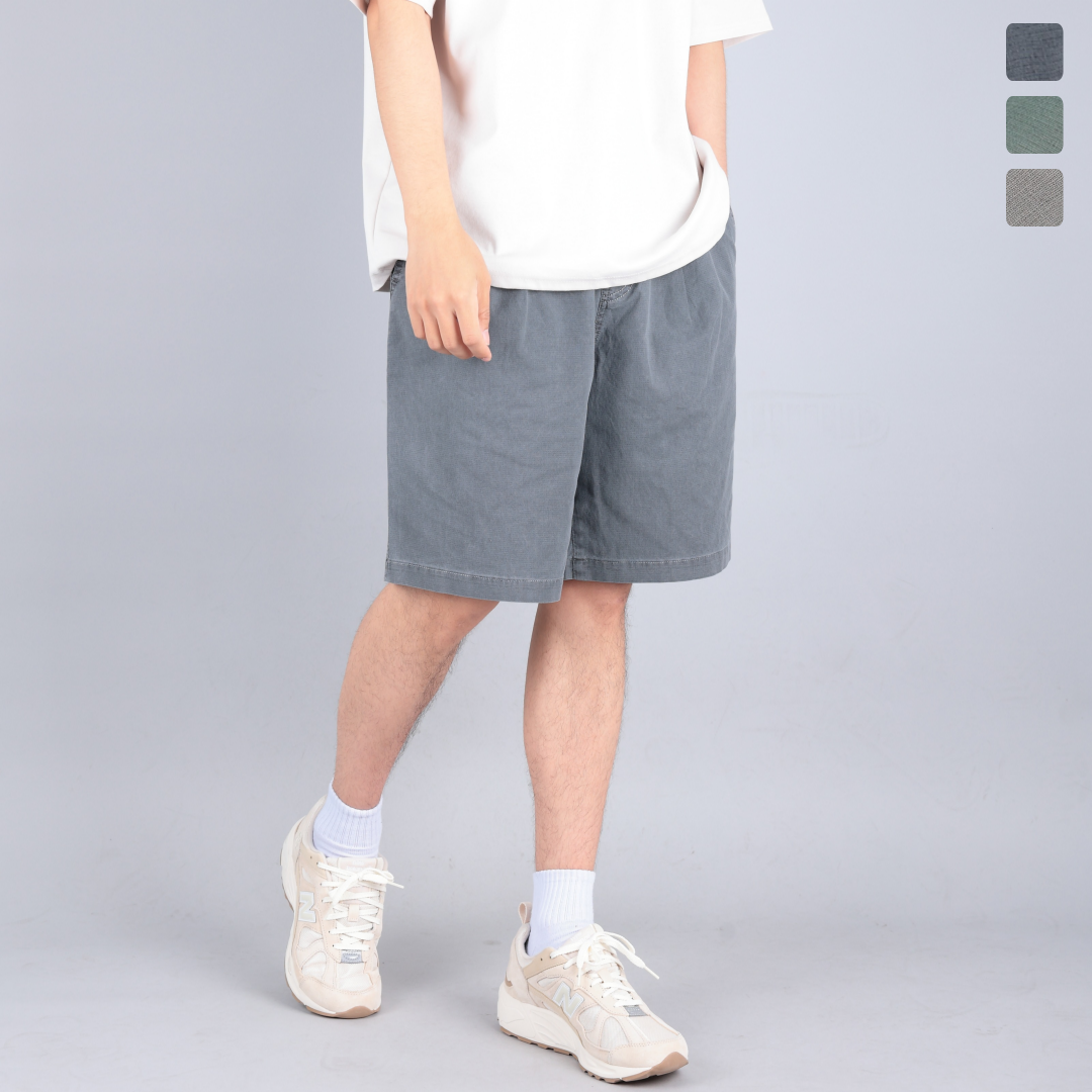 남자 와이드 밴딩 반바지 린넨라이크 피그먼트 5부 버뮤다팬츠 27,800원