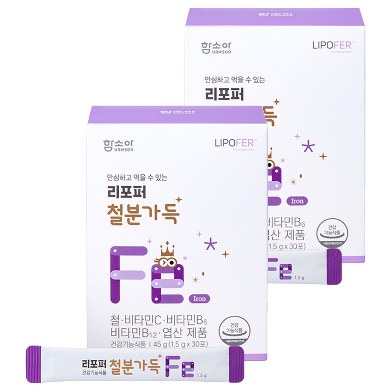 함소아 리포퍼 철분가득 30포 1개월분, 45g, 2개 23,800원