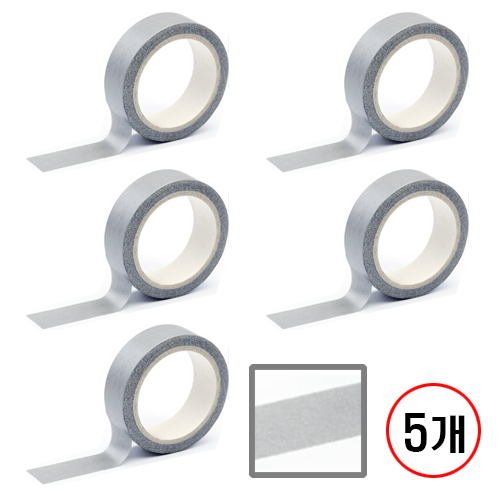 디자인마스킹 테이프 프린텍, 5개, 회색 21,000원