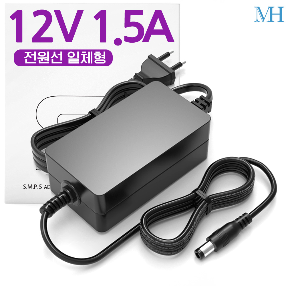 명호전자 12V 아답터 0.5A 1A 1.5A 2A 3A 3.5A 4A 5A 6A 8A 10A 12A 15A 500mA dc 어댑터 7,500원