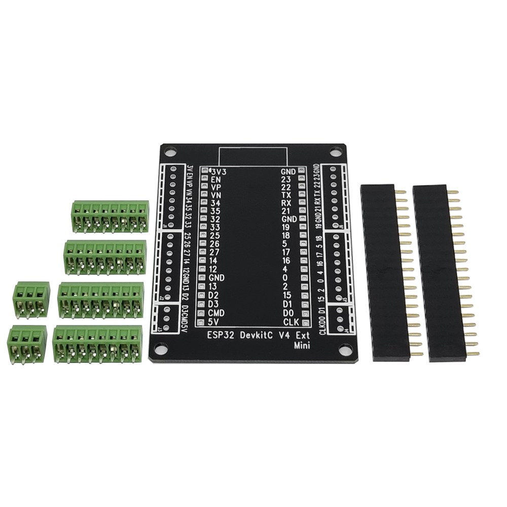 [미니] ESP32 DevKitC V4 단자대 쉴드 터미널 변환 보드, 1개 14,920원
