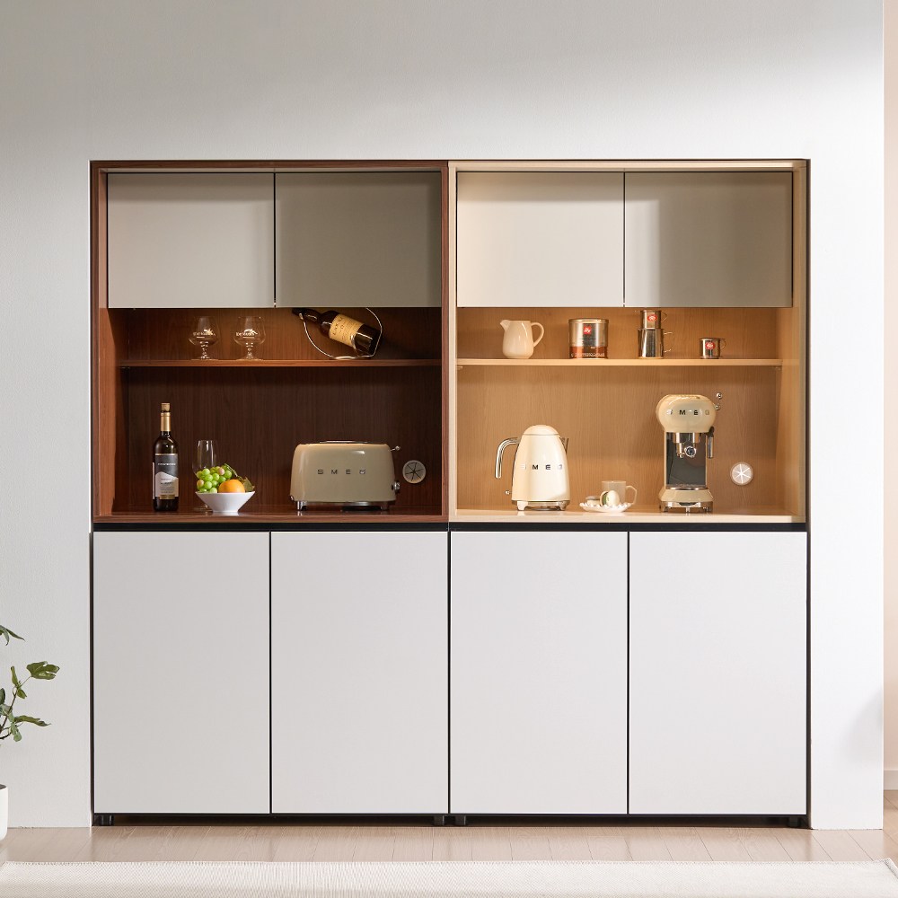 비크 홈카페장 1200 기본형 1853 주방 수납장 냉장고장 틈새장 빌트인 팬트리장 362,000원