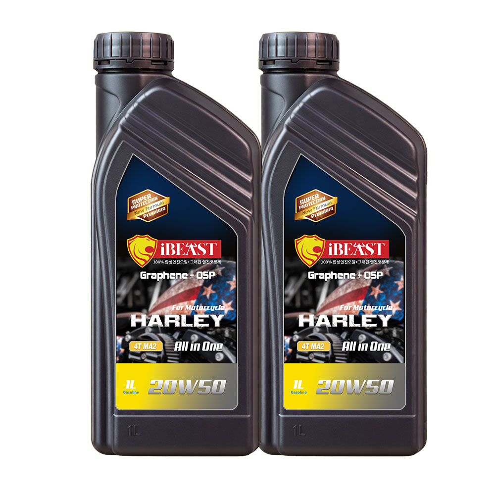아이비스트 4T 20W50 오토바이 엔진오일 SN MA2 4행정용 할리데이비슨  무료배송 26,700원