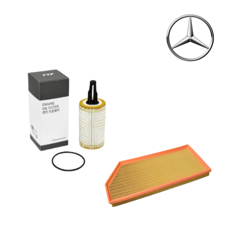벤츠 S클래스 W222 W223 TTF 엔진오일필터 + 에어필터 세트, 1개, [W222] S450 (M276) 37,000원