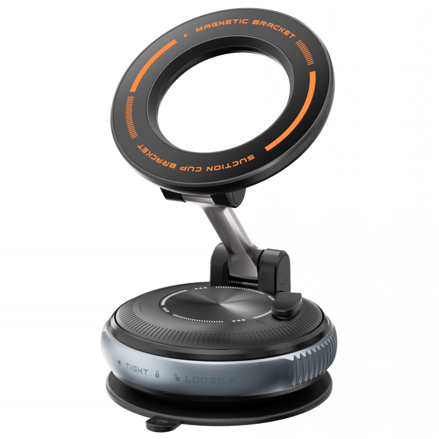 Thund Leod 진공 흡착 접이식 차량용 맥세이프 자석 거치대다기능 거치대, 회색, 1개 19,800원