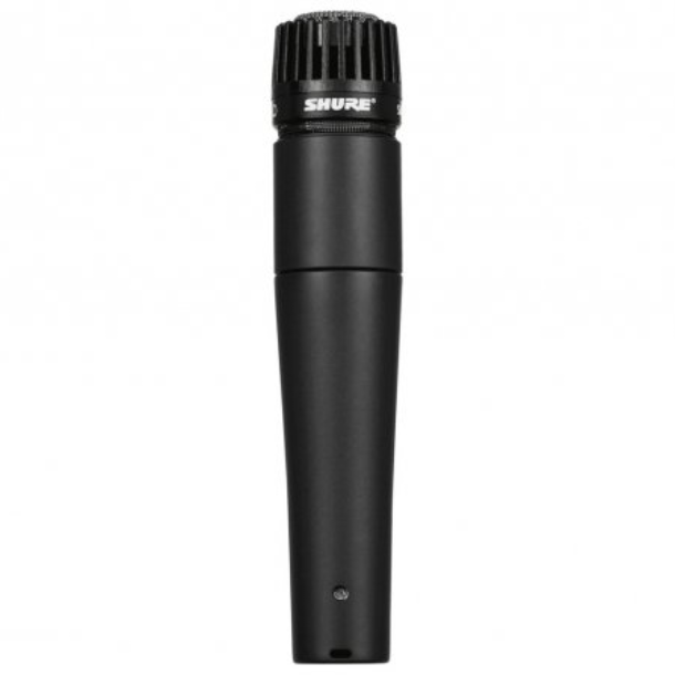 SHURE SM57 슈어 보컬 악기용 다이나믹 마이크 XLR 연결형 스네어 기타 앰프 관악기용 마이크 스튜디오 라이브용 145,000원