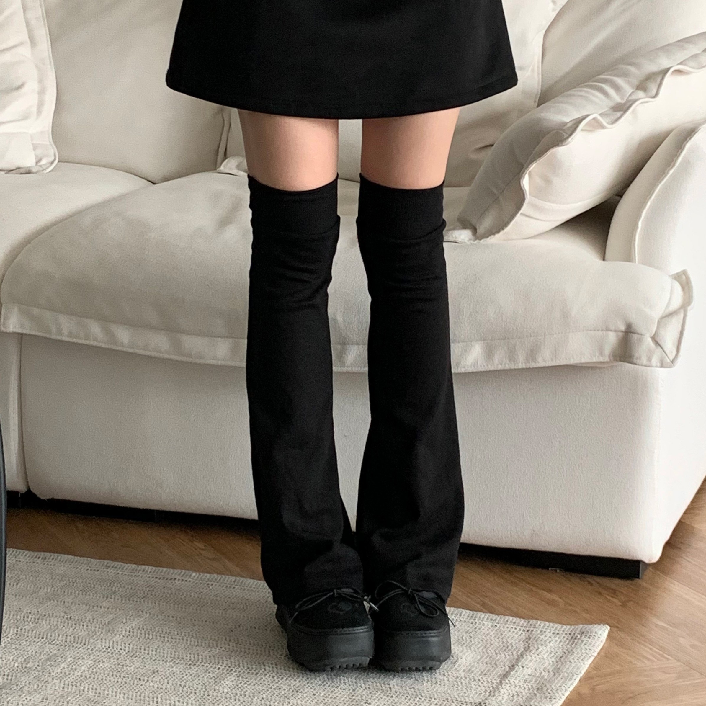 더한땀 여성 부츠컷 롱 레그워머 발토시 17,800원