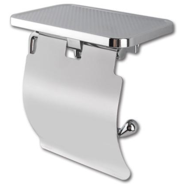 화장실 휴지걸이 스마트폰 거치 선반대 / 화장지 걸이 욕실 휴대폰 선반 거치대 핸드폰 홀더 인테리어 악세사리 부속자재, 1개, 실버 10,000원