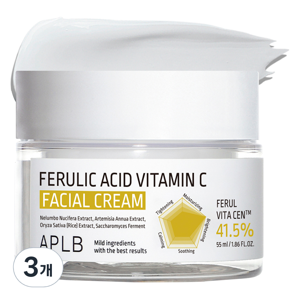 APLB 페룰산 비타민C 페이셜 크림, 55ml, 3개 47,220원