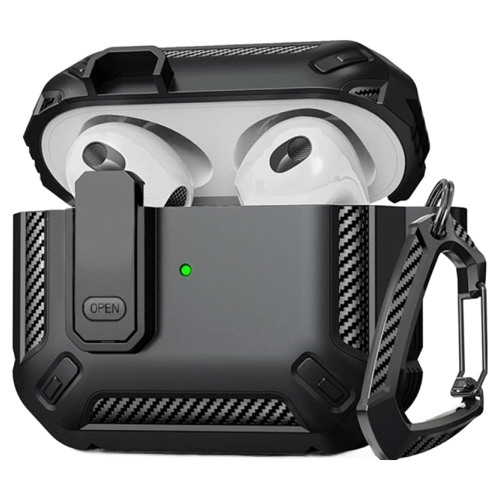 지에스비케이스 에어팟 슈퍼쉴드 락 케이스 에어팟 4세대, 매트블랙, 1개, 단일상품 13,750원