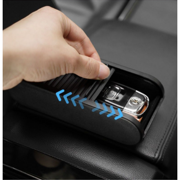 차량 키 보관 홀더 프라이빗 수납함, 1, 블랙 9,900원