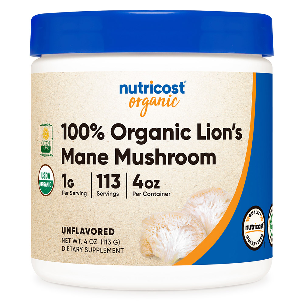 뉴트리코스트 오가닉 노루궁뎅이 버섯 파우더 4oz 무맛, 1개, 113g 20,900원