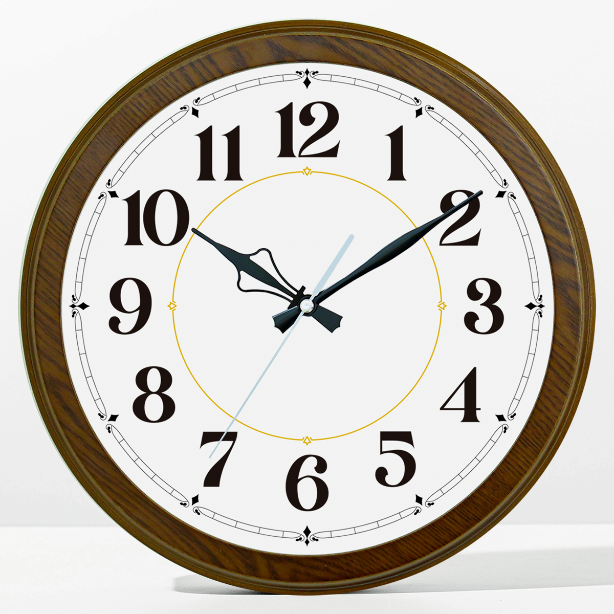 메르헨몬드 국산 노이르 원목 스타일 인테리어 무소음 벽시계 23,900원