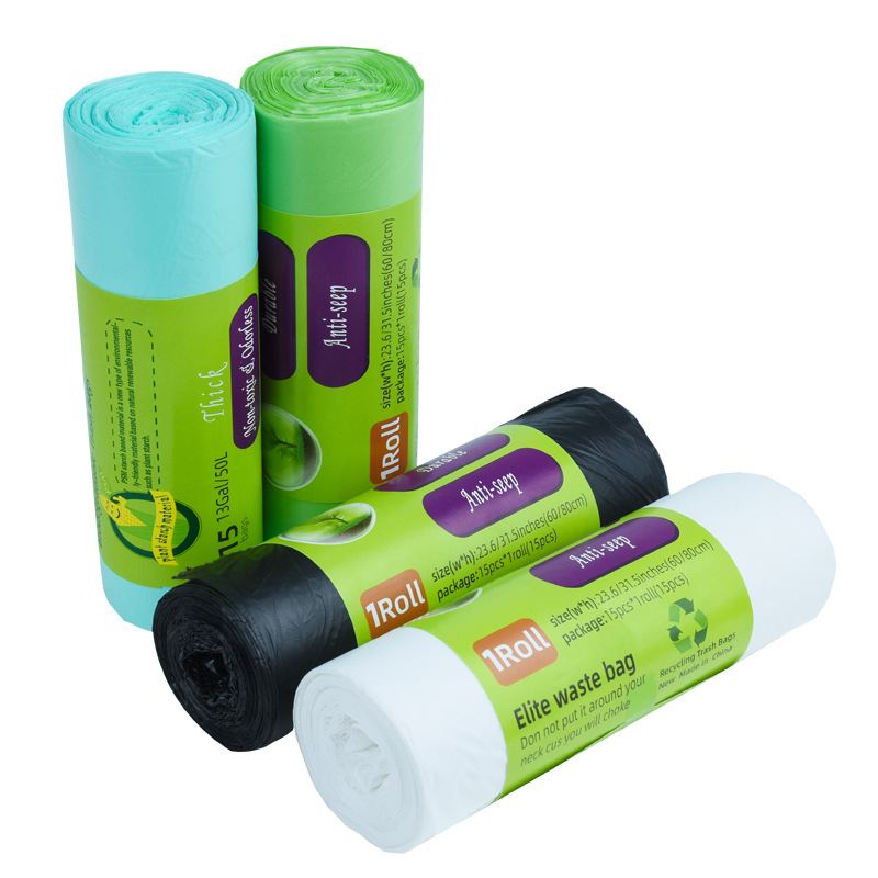 분리수거비닐봉투 생분해성 비닐 봉투 옥수수전분 음식물쓰레기봉투 친환경 비닐 봉투 롤형녹색 6,480원