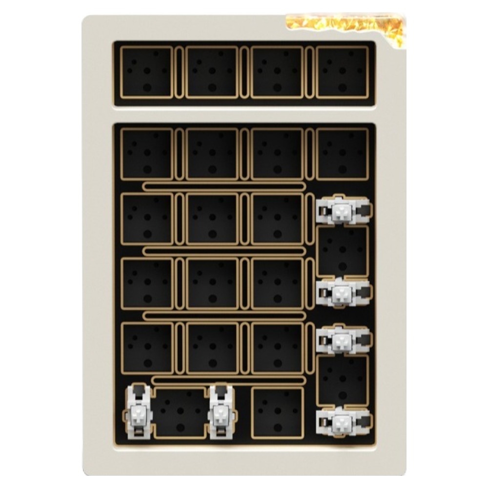 몬스타기어 매크로 단축키 풀알루미늄 숫자 키패드 유무선 기계식 베어본 키보드 52,600원