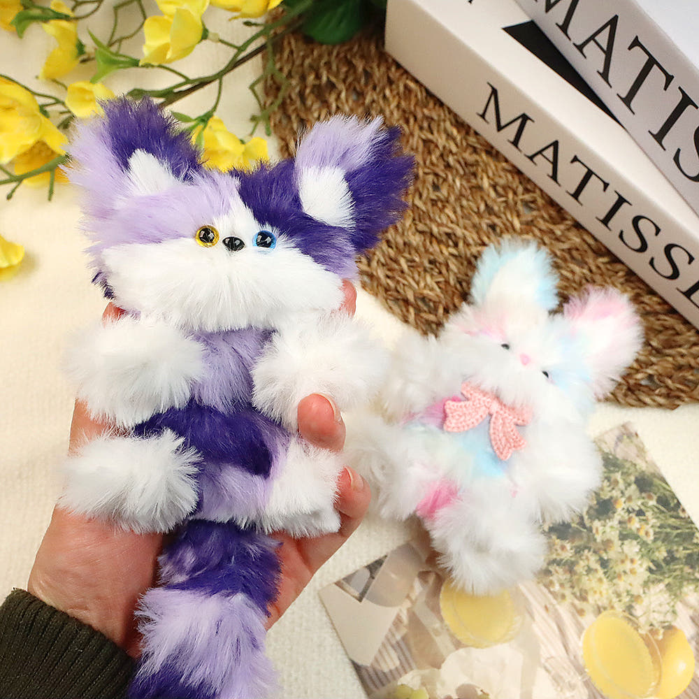 고양이 토끼 밍크 모루인형 만들기 키트 세트 (학교 단체 수업용 낱개 포장), 캔디팡 토끼, 1개 5,100원