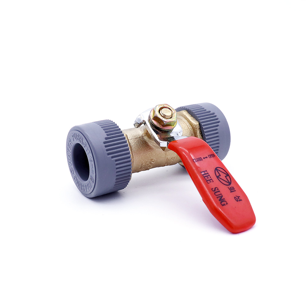 피비 PB 에이콘 수도 배관자재 부속 양볼밸브 볼밸브 15A, 1개 4,840원