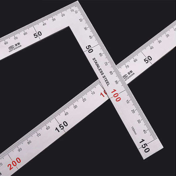 공구라면 (09RM) 스틸 강철자 직각자 눈금자 산업용 철자, 1개 4,510원