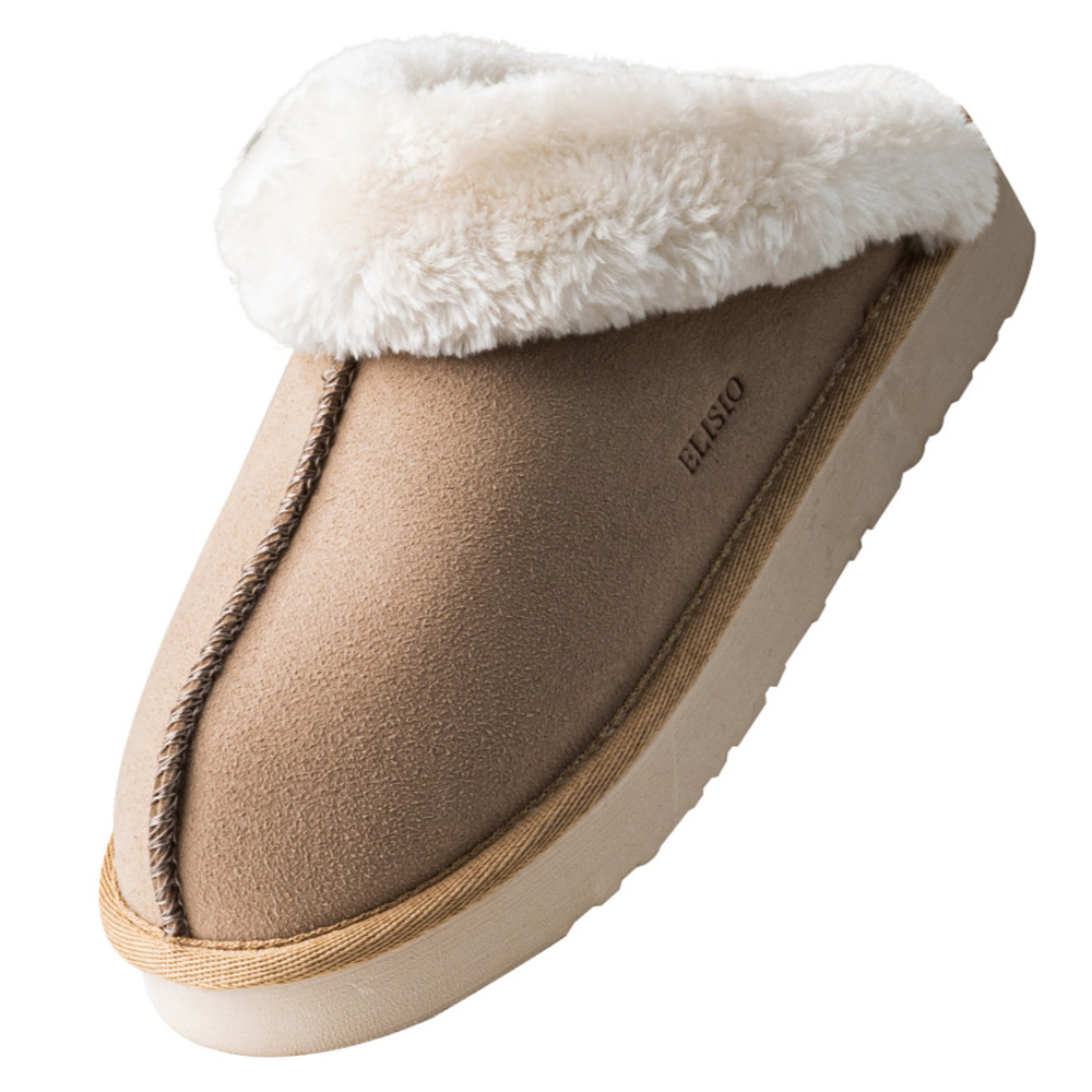 엘리시오 여성용 겨울 발편한 가죽 털 펄시 슬리퍼 31,320원