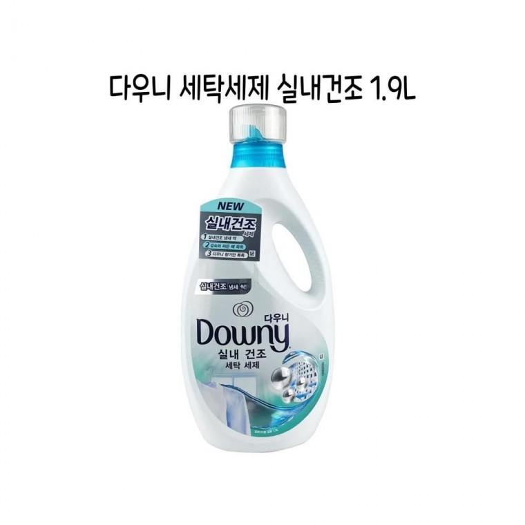 (하이하이고고) 1+1 다우니 프리미엄 세탁세제 액체형 탈취실내건조 본품 일반드럼겸용 1900ml 126,000원