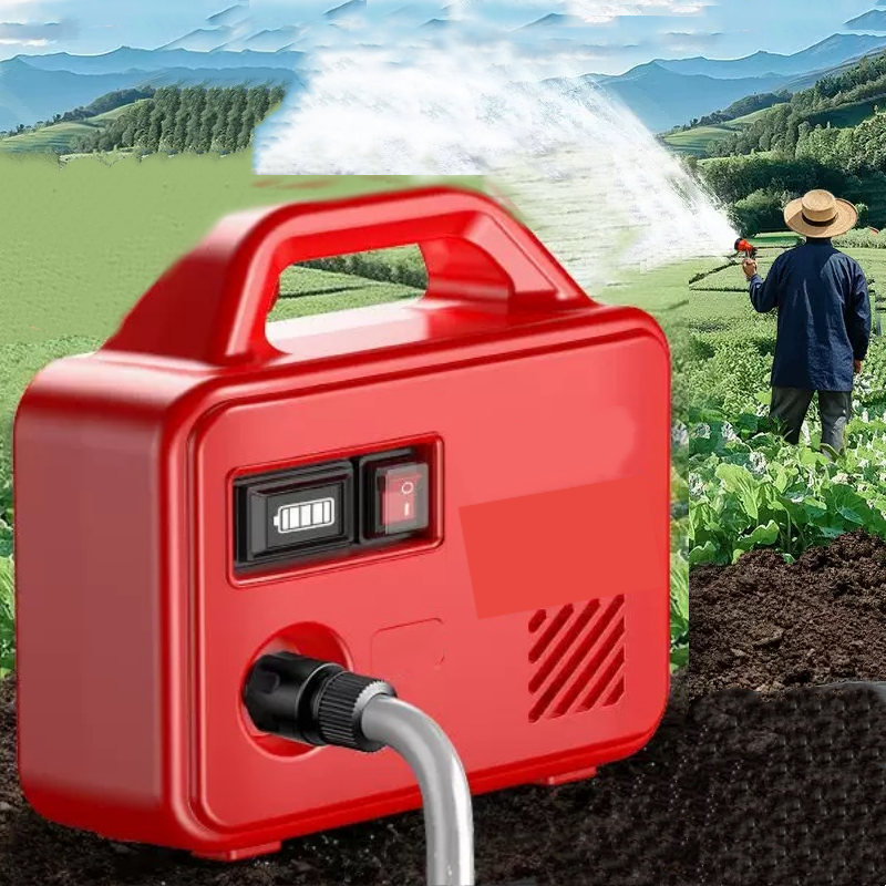 Mochae 양수기 휴대용 소형 양수 워터 워터펌프 충전식 농업용 펌프 고압 분무기 가정용 워터 물 분무 기계 텃밭 분사 급수기 자동 원예 관개 배수 모터, 1세트 83,000원