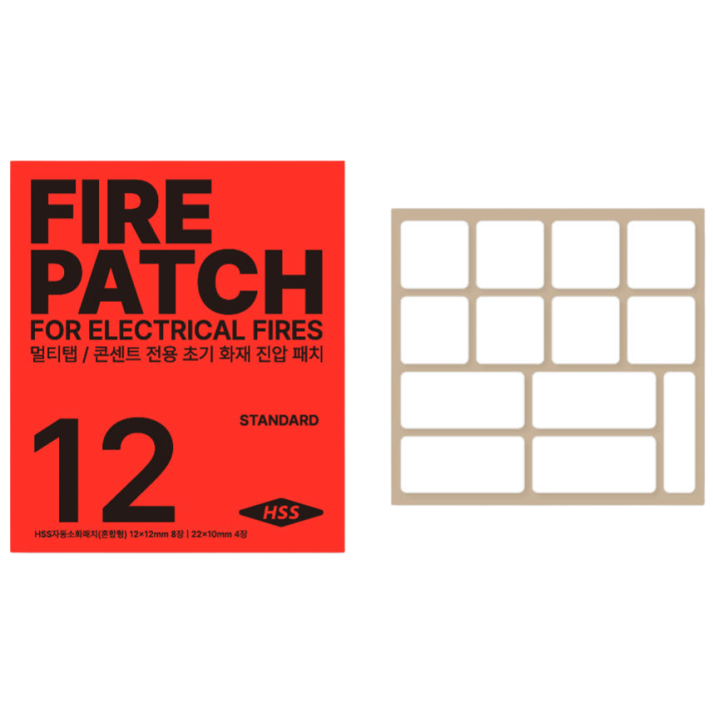 붙이는 소화기 자동소화패치 멀티탭 콘센트용, 파이어패치, 1개 9,900원
