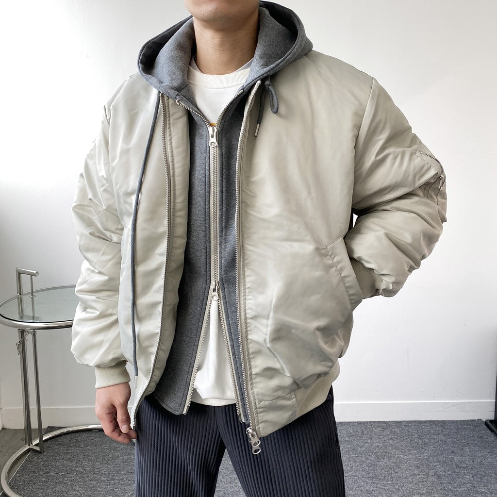 크롭 패딩 오버핏 셔링 겨울 항공점퍼 후드 탈부착 남자패딩 블랙 카키 블루종 67 78,500원