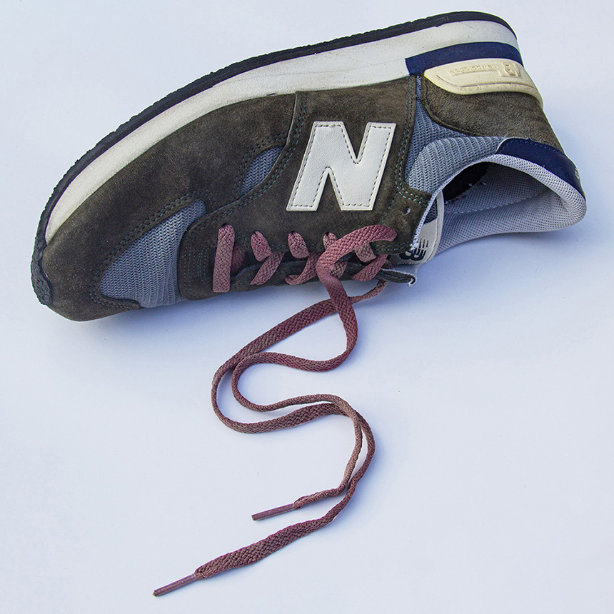 버건디 컬러 프리미엄 빈티지 운동화끈_STUDIO 151 Faded Laces BURGUNDY 15,000원