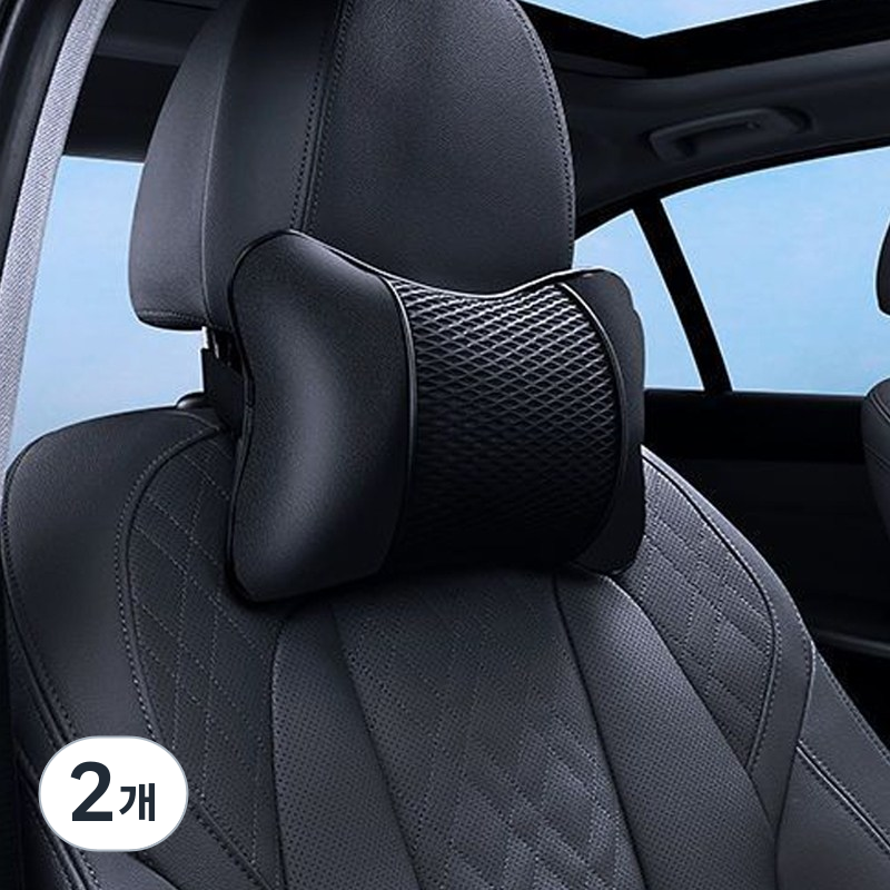 차량용 목베개,  통기성 가죽 차량용목쿠션, 고탄면 충전 자동차 목쿠션 11,960원
