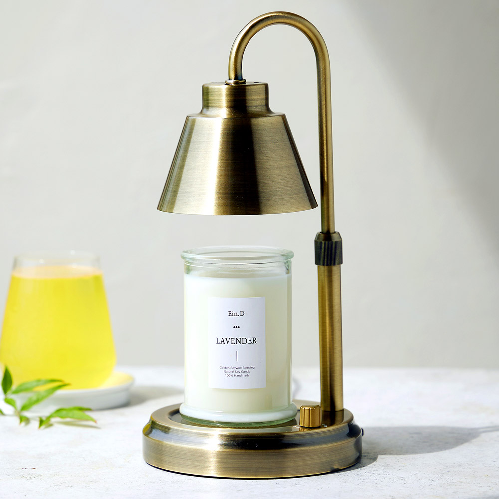 에인디 높이조절 초초 캔들워머 빈티지골드 + 소이캔들 370g 세트 49,100원