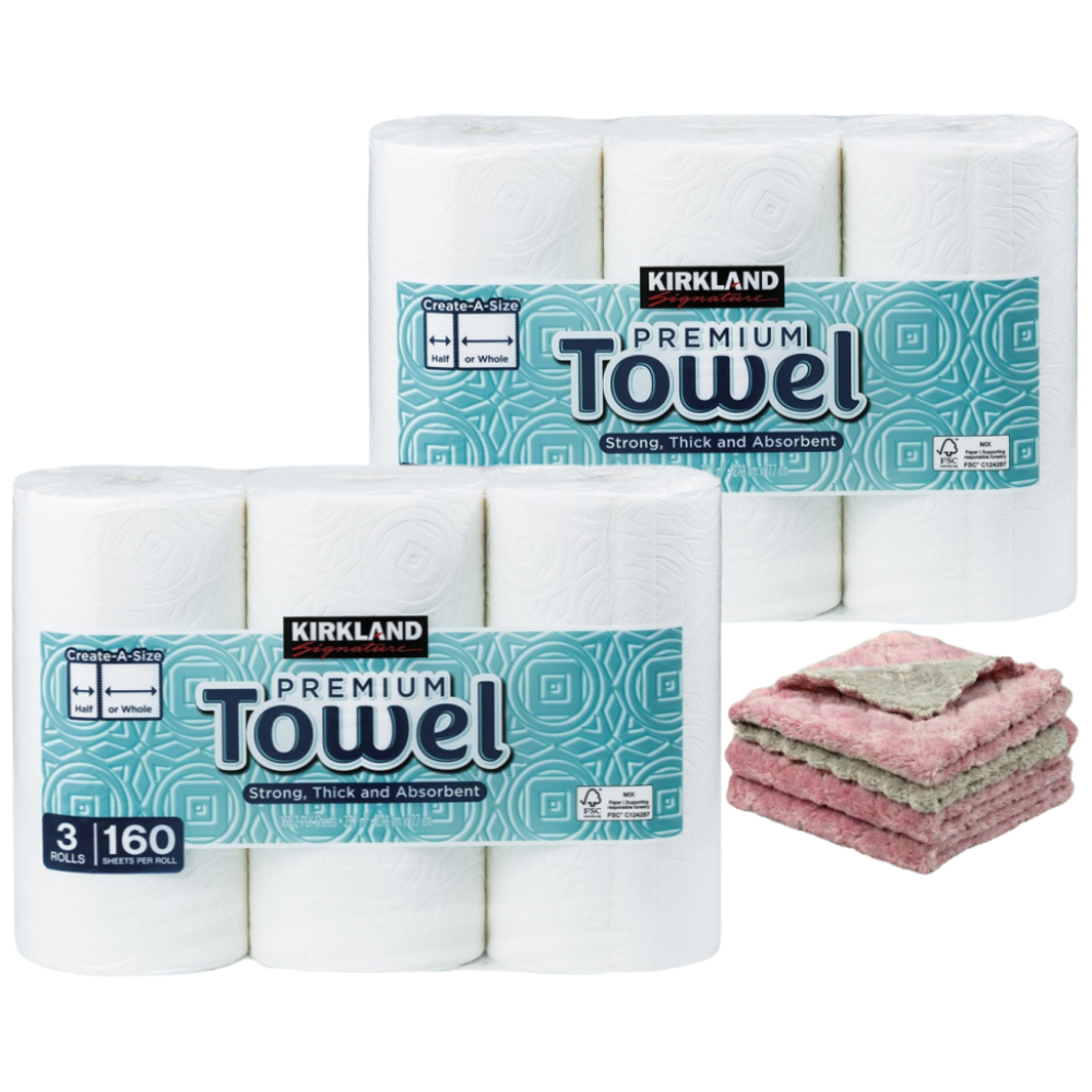 커클랜드 프리미엄 롤 키친타월 무형광 6롤+요술행주 증정, 1개, 6롤 23,000원