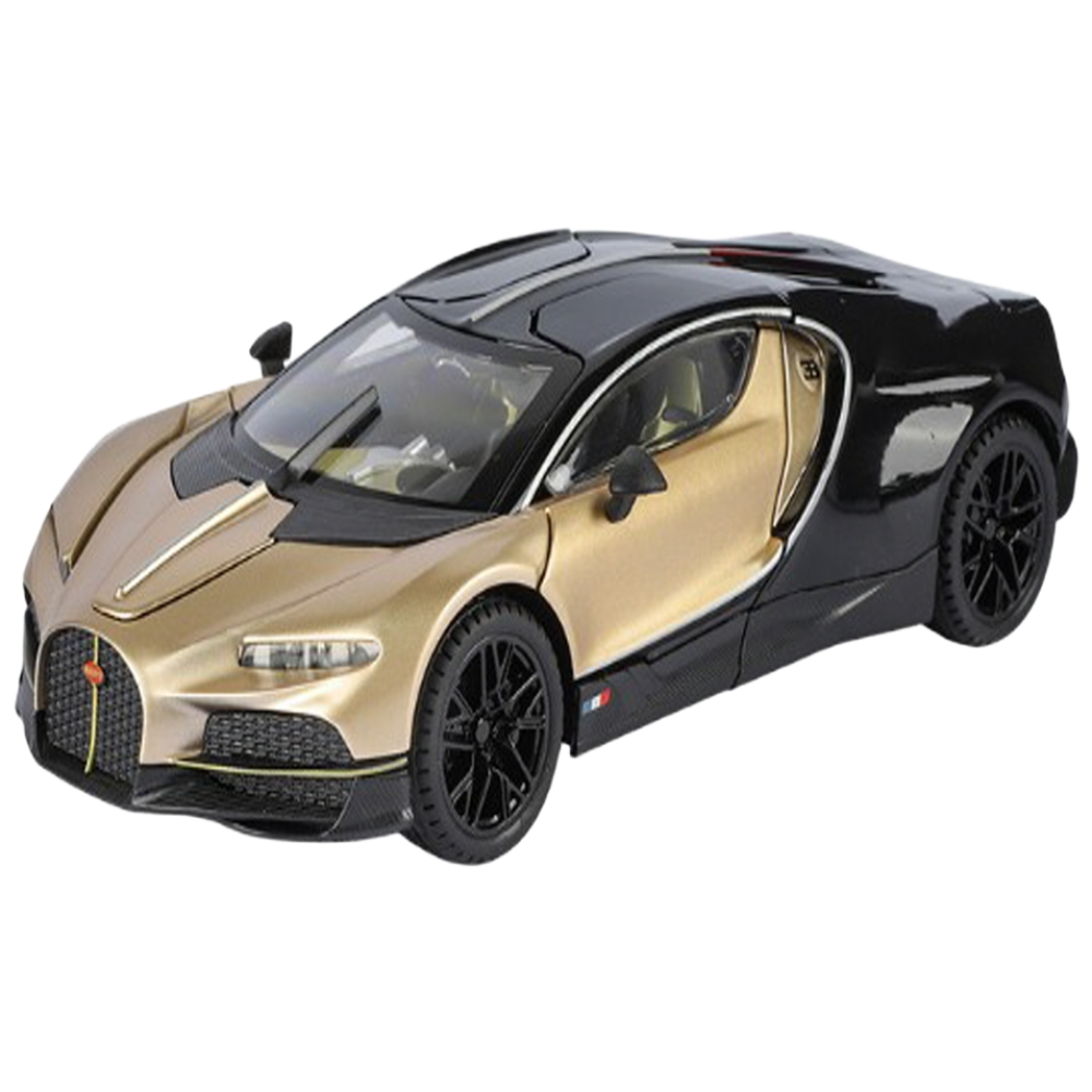실제 자동차 소리 부가티 투르비온 1:24 다이캐스트 합금 장난감 전후방 라이트 점등 정교한 엔진룸 묘사 69,000원