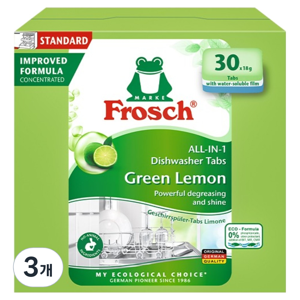프로쉬 독일 그린레몬 식기세척기세제 28,110원