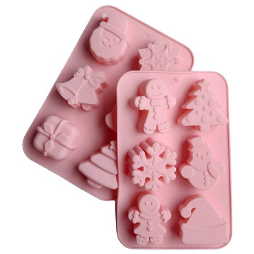 실리콘 몰드 - 크리스마스 6구 (선택) 실리콘 틀 diy xmas 성탄 눈사람 6,050원