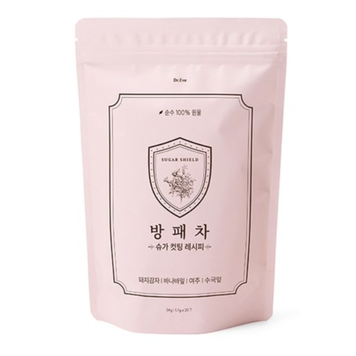 방패차 분홍이차 슈가컷팅레시피 돼지감자차 여주차 바나바잎 수국잎 건강차 티백 무당 슈가프리, 1.7g, 20개입, 1개 22,800원