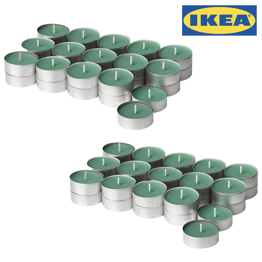 이케아 미니향초 캔들 티라이트 30P+30P, 1세트, 700g 14,900원