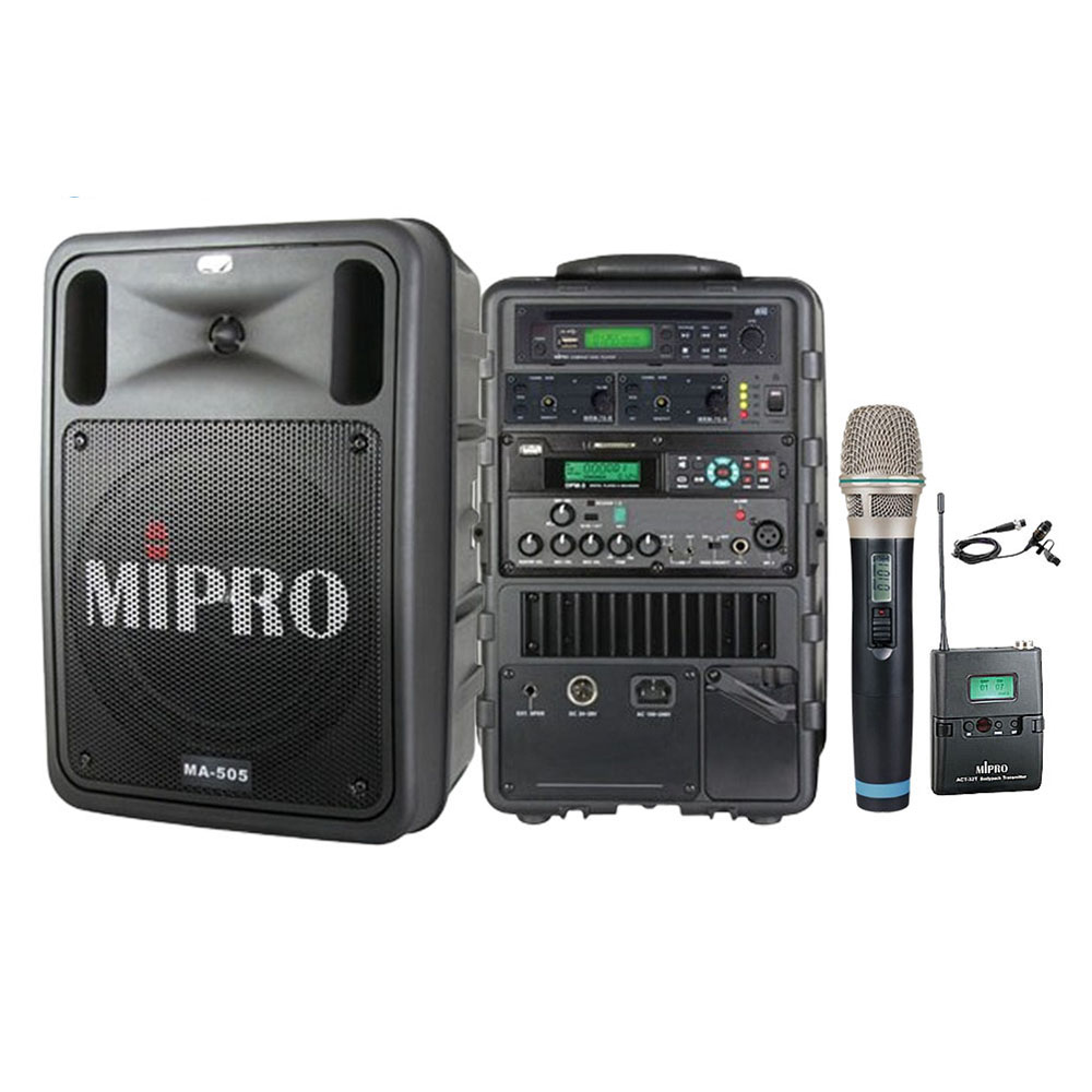 미프로 충전식 앰프 스피커 MA-505D 블루투스 이동식 충전식 행사용 2채널 무선마이크 [공식인증점] 1,970,000원