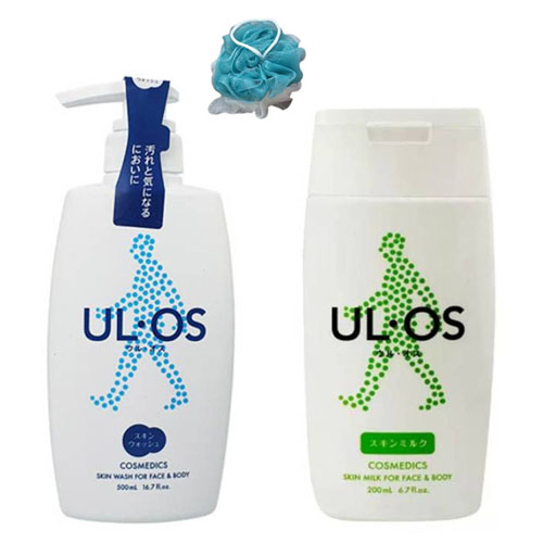 우르오스 스킨워시 바디워시 500ml + 스킨밀크 중건성 200ml + 샤워볼 등드름 총각 노인 홀애비냄새 올인원 우로스 남자로션 46,880원