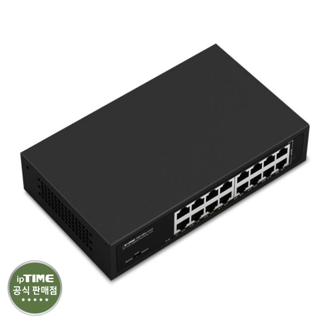 1st 16포트 기가비트 스위칭 허브 국내브랜드 가성비 [VC] IPTIME SG16N-MINI 69,900원
