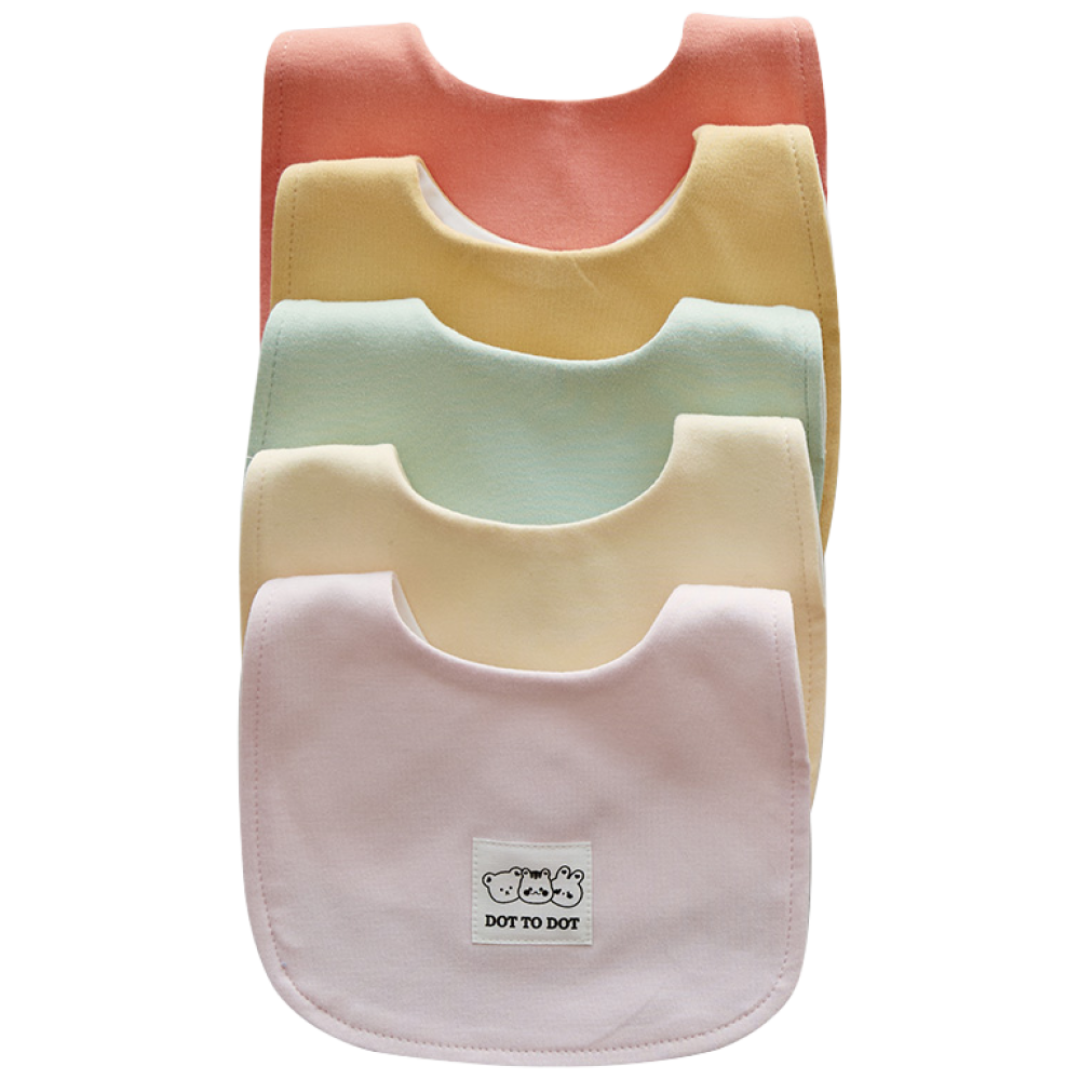 돗투돗 순면 방수 아기 턱받이 5종세트, 1세트, 5개입, A세트 29,900원