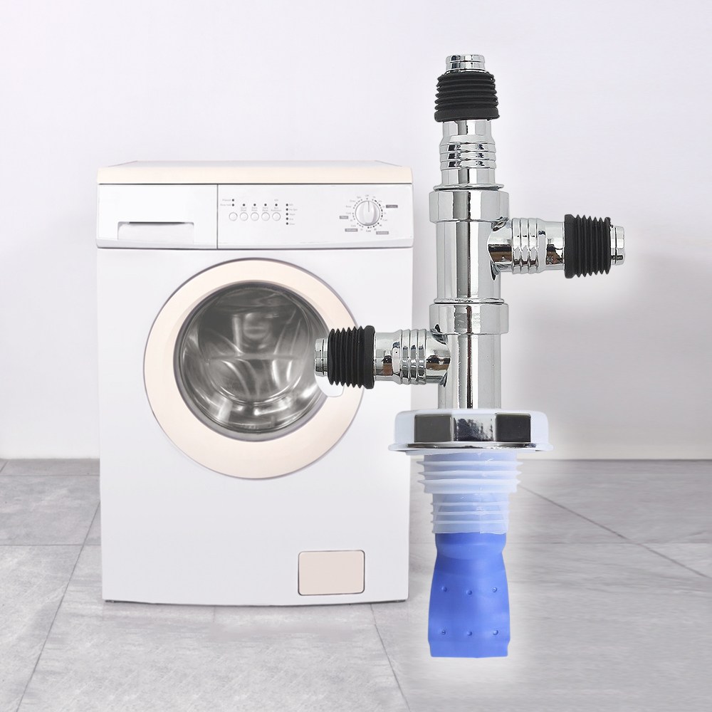 워터홀 냄새차단 배수구 트랩 (3구 T형) (자동개폐 실리콘형)+그릿커머스Shop 9,900원