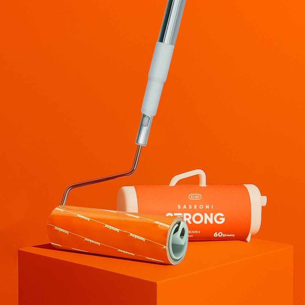 홈앤미 사선컷팅 스트롱 돌돌이 테이프클리너 3단본체 8,800원