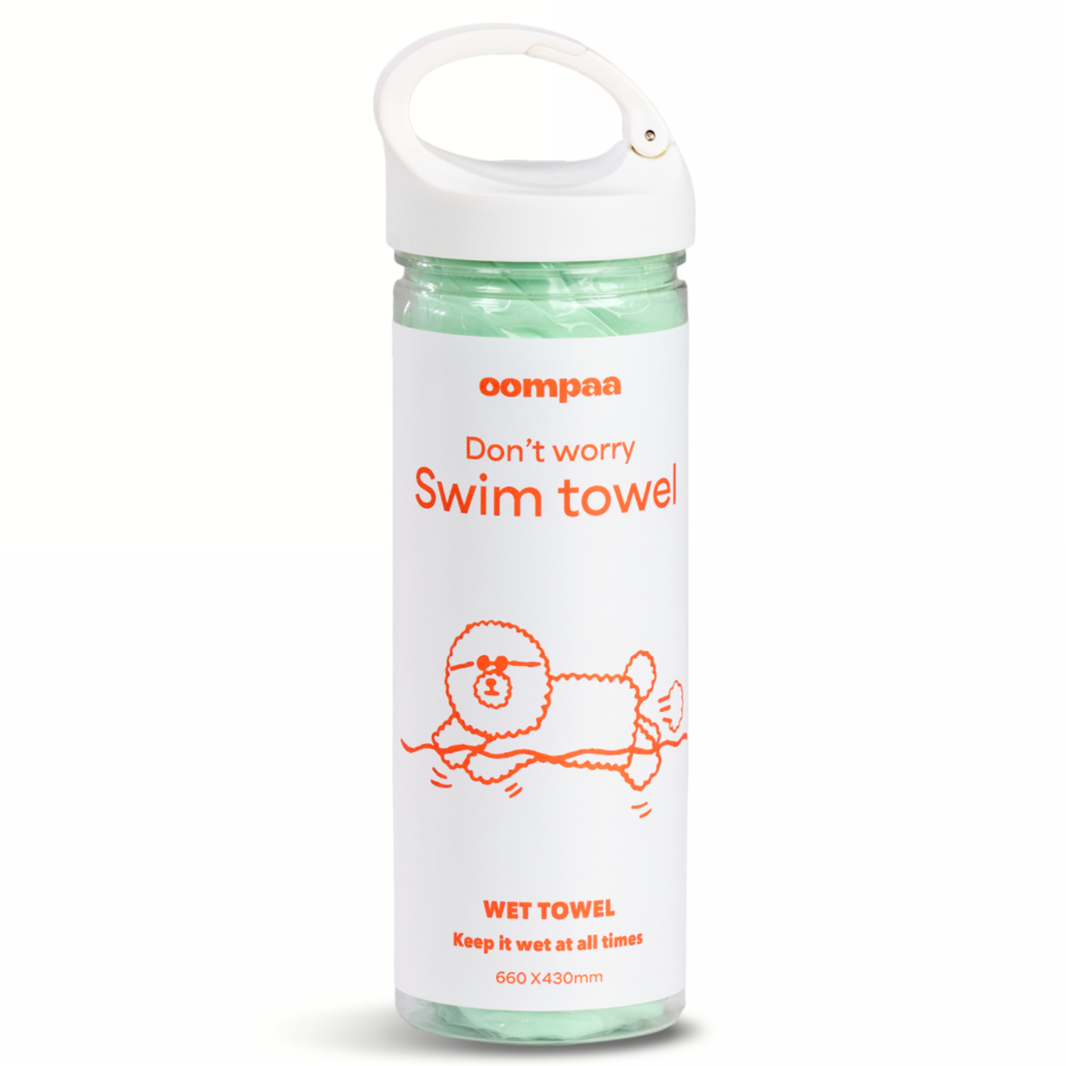 움파 돈워리 스윔타월 민트 수영 습식타월 24,150원