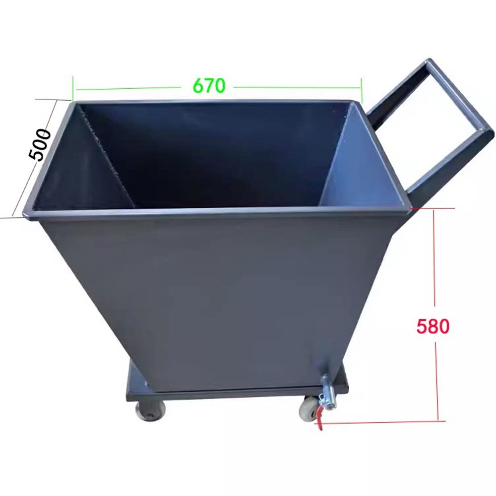 기계실습장 칩통 폐기물 칩버켓 공작 그레이 하역이동버켓 207,000원