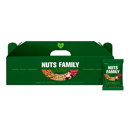넛츠데이 넛츠패밀리 견과세트 (총30봉) 21,750원