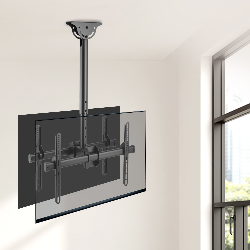 엔산 브라켓 양면형 경사 모니터 거치대 TV 천장형 CLB-440SD, 현재가 107,480원