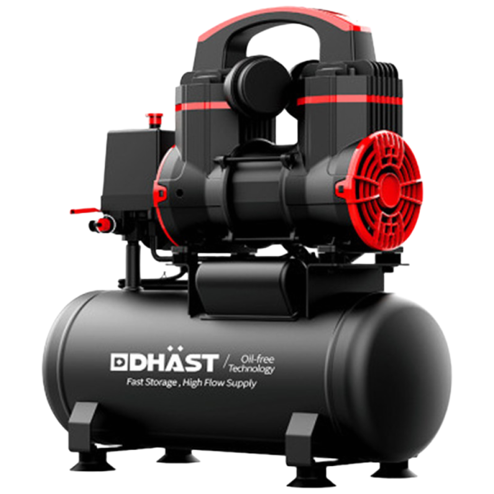 다스트 오일리스 콤프레샤 저소음 고효율 에어 컴프레셔 미니 콤프레셔, 1개 123,000원