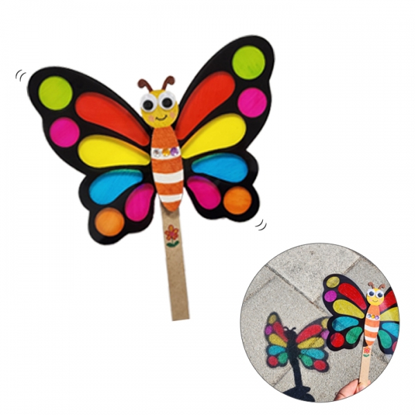 해피메이크 [해피메이크]팔랑팔랑 썬캐쳐 나비 놀이 DIY키트 1,800원