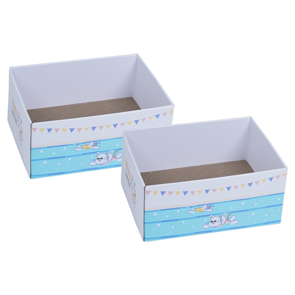 멍냥이노리터 고양이 숨숨박스 수영장 스크래쳐 8,900원